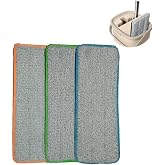 Spin Mop Tablet Mop Yedek Bezi Mikrofiber (4 Adet), Standart
