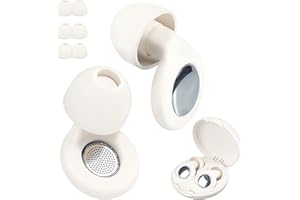 BAROCE Tappi Orecchie Dormire, Tappi per Orecchie Antirumore SNR 28 dB Earplugs, Tappi Orecchie Silicone Morbide per Sleeping, Russare, Festivals, Moto, Aerei XS/S/L