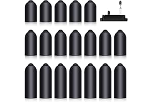 SAVITA Lot de 30 Embouts Collier Choc pour Chien, Embouts en Caoutchouc pour Collier de Dressage de Remplacement pour Collier de Dressage pour Chien