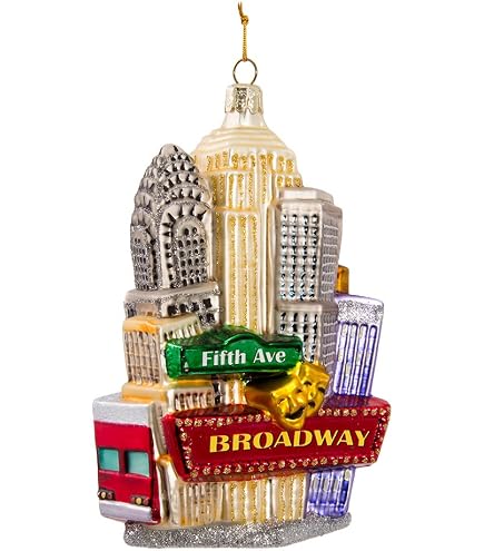 Kurt Adler Early Years Mini Decorazione in Vetro, Set di 24