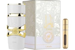 Perfume Arabe Para Mujer Yara Moi Lattafa Original 100ml Incluye Atomizador 5ml Lacosvi Recargable Fragancia Oriental Dulce Afrutado jazmín Caramelo Pachulí Melocotón Sándalo