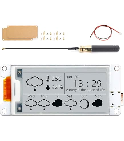 Waveshare 3.52" E-Paper Display - Écran E-Ink Rouge/Noir/Blanc Pour Raspberry Pi