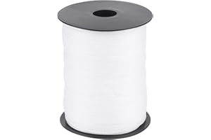 sourcing map 3mm Polypropylene Rope Braided Ropes, 100m Nylon Rope Hollow Utility Cord for Clothesline, Camping, Hiking, Outdoor, Beige White