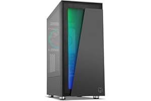 NOX Xtreme Products Hummer Blaster - Caja ARGB Pro ATX-Micro ATX-ITX, Lateral Cristal Templado, Espacio para hasta 8 Ventiladores, USB 3.0, botón Control LED, Color Negro