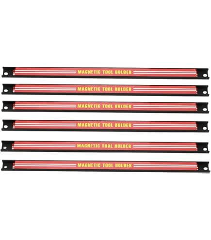 ARES 62028 - Green 16.5-Inch Hand Tool Holder - Aluminum Rail Stores Up To 16 Screwdrivers Or Small Tools And Keeps Your Garage Organized - View #4