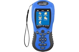 MEIVIYA Equipo de encuesta GPS portátil NF-188 Medidor de tierra GPS Digital LCD Dispositivo de medición de longitud de área de tierras de cultivo Modo manual automático Herramienta de medición de topografía(