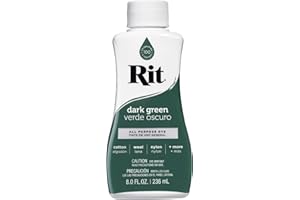 Rit Teinture Liquide pour Tissu, 236 ML, Vert foncé, 236ml