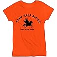 Today Sale Camp Half Blood Halloween T Shirt Movie Percy Jackson for Him or Her Fans Orange
