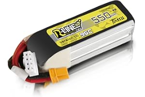 Tattu Lipo 3S 550mAh Batería 11.1 V 95C Batería RC con XT30 Conector para FPV Racing UAV dron cuadricóptero tamaño 100 hasta 180