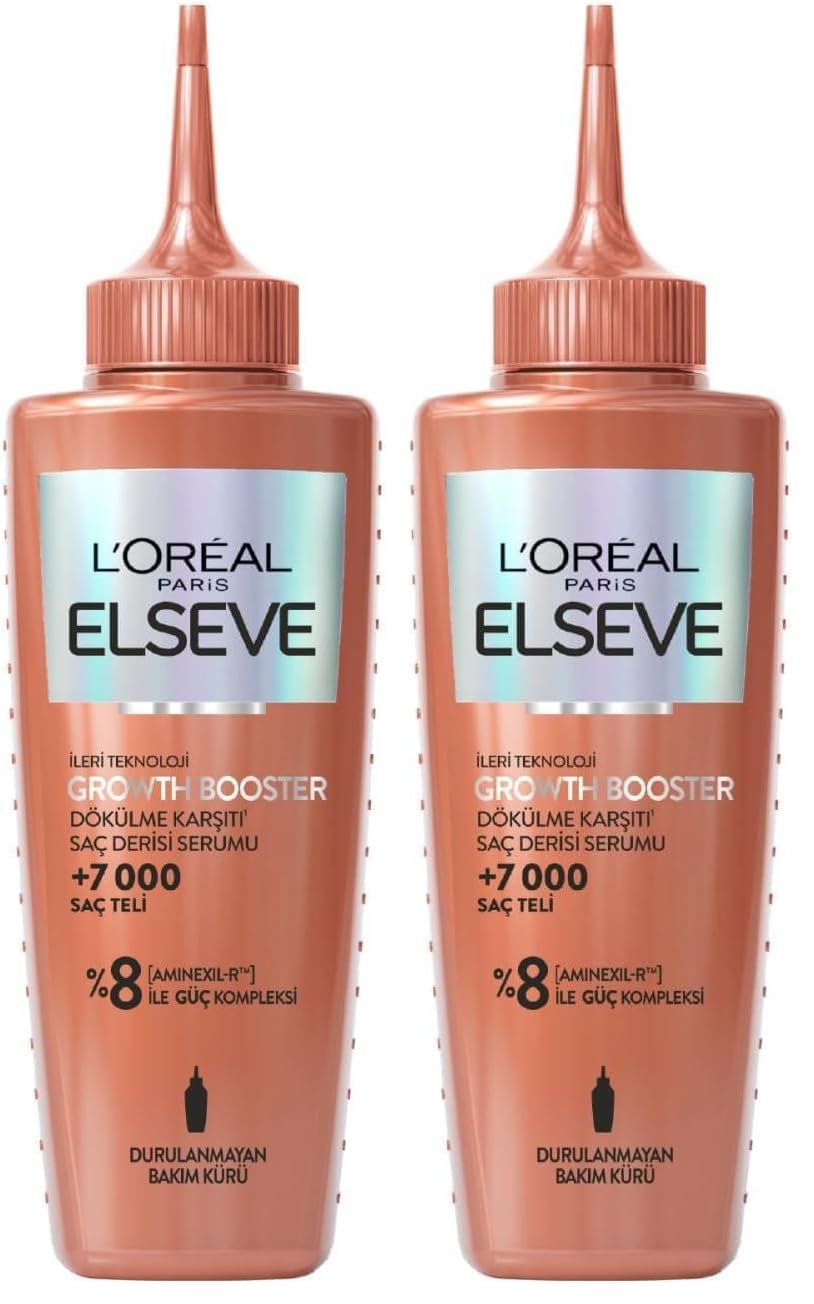 ELSEVE Growth Booster Dökülme Karşıtı Saç Bakım Serumu 102ml (2 paketi)