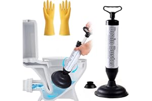 ROONTIN Ventosa-Sturalavandino e Stura-WC ventosa-sturalavandini - Stura Lavandini, Pömpel Abflussreiniger, Pressluft Rohrreiniger, Druckluft Pumpe per Bagno, Toilette, Vasche, Docce