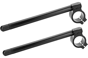 KSTE Guidon Séparé Clip, 1pair Universal 41mm Motorcycle CNC Poignée séparée Bar Clip réglable sur Guidon