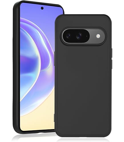 Moex Alpha Case Für Google Pixel 9 – Ultra-dünne Hardcase, Mattschwarz, Kratzfest, Mit Erhöhtem Kameraschutz