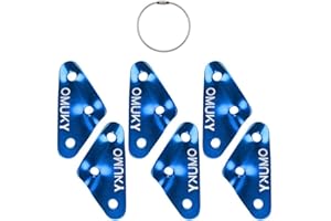 OMUKY Aluminum Guy Rope Tensioner Wind Rope Buckle Tent Rope Adjuster Guyline Cord Adjuster for Camping Hiking