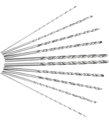 2 Punte Trapano Per Legno E Alluminio - Diametro 3mm, Set Preciso Per Lavori Di Precisione