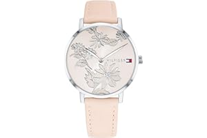 Tommy Hilfiger Orologio Con Movimento Al Quarzo A Due Lancette da Donna con Cinturino in Acciaio Inossidabile (Maglie o Mesh), in Pelle o Silicone