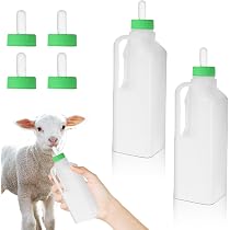 Kälbermilchflasche 2,5 Liter – Vertikal Mit Griff, PE-Material, Regelventil, Für Kälber- Und Lammfütterung, Lebensmittelecht