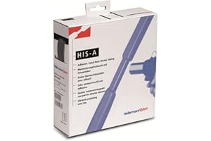 HellermannTyton 308-11200 Schrumpfschlauch mit Kleber 12mm Schrumpfrate:3:1 5m