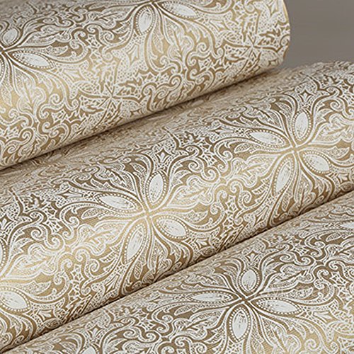 LoveFaye Retro Vines Self Adhesive Plastic Shelf Drawer Liner Moisture Proof Storage Mat 17x118 Inch Easter Day Gift by LoveFaye