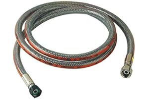 COMAP Flexible de gaz butane/propane inox - 2,00m - Validité illimitée - Raccordement à visser - S651124