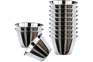 FUREIN Fienile individuale in acciaio inox Set 12 pezzi (58989 8 cm)