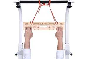 TWO STONES Diapasón Portátil como Tablas de Entrenamiento de Escalada en Roca con Bordes y Bolsillos | Hangboard Portátil para Escaladores como de Escalada en Roca para Interiores y Xxteriores