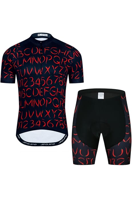 Maillot Cyclisme Homme Manches Longues - Séchage Rapide - Avec Poches Dos - Taille Asiatique (Prendre +1)