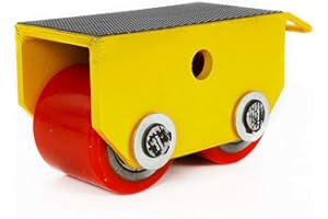 OUKANING 2500kg Schwerlastrollen Transportfahrwerk Transportrollen Industrieroller Panzerrollen 2,5T Roller Rollen für Palettenmöbel