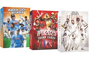 Aamango Indian Cricket Collection (Indian Test Legends + Indian ODI Stars + IPL 2025)
