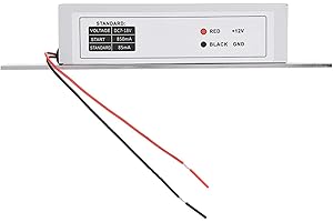 KIKYO Electric Drop Bolt Lock, Electric Deadbolt/Fail-Safe Wooden/Metal Door Lock for Access Control System Kit