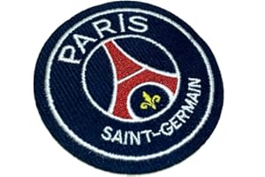 Patch brodé PSG Shield TIFR007T à repasser ou à coudre, taille 8 x 8 cm