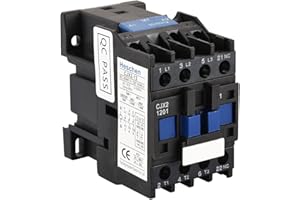 Heschen CJX2-1201 Bobine de contact 3 pôles 24V 50/60Hz 3 pôles normalement fermés Ie 12A Ue 380V
