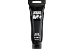 LIQUITEX Basics Acrylic Paint, Mars Black, 118 ml Tube