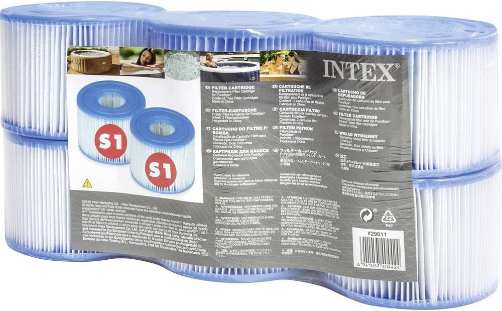 Intex 29011 Filtercartridge Sixpack, 11cm x 7cm