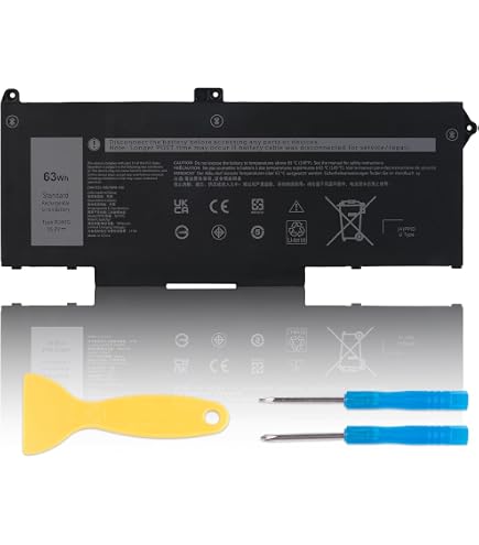RJ40G 63Wh Laptop Battery Replacement For Dell 5420 5520 Precision 3560 Series 15.2V 3941mAh