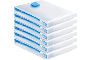 BoxLegend Vacuum Storage Bags Space Saving Bags 6 Pieces 80x60cm Premium Ultra Strong, Anti-Leak & Reusable for Clothes, Bedding & Duvets, Suitable for Camping, business Trip, Home Storage