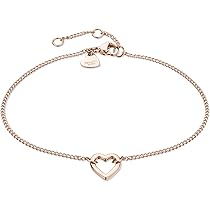 Tamaris Orecchini A Cerchio A Forma Di Cuore TJ-0470-E-14 - Oro Rosa, 1,4 Cm In Acciaio Inossidabile, Design Romantico Senza Tempo