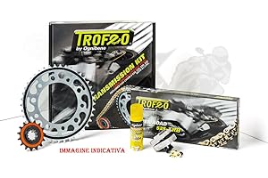 GTTCCG Kit Trasmissione Trofeo Pignone+Corona+Catena CB Hornet 600/S 1997-1998-1999-2000-2001-2002-2003-2004-2005-2006