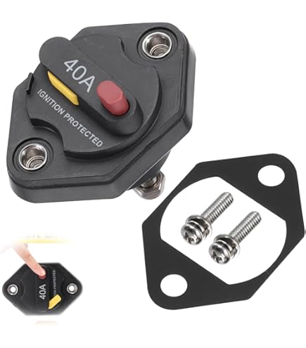 Buy ZOOKOTO 100A Circuit Breaker, Hi-Amp Fuse Inverter With Manual Reset Button For Auto Truck Rv Marine Trailer