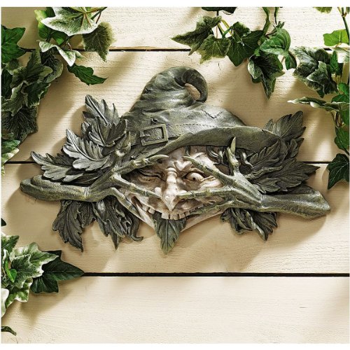 Design Toscano Giftefeu-Waldhexe: Blattmaske, Wandskulptur - 2