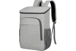 Gecheer Cooler Backpack,Insulated Picnic Backpack, Lunch Bag, 30 L Large Waterproof Food Container for Food, Drinks,Outdoor Camping Hiking Picnics