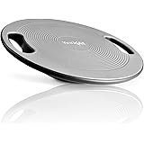 Yes4All Tavola d'equilibrio oscillante in plastica, tavola d'equilibrio con superficie di 40 cm per la posizione eretta, l'al