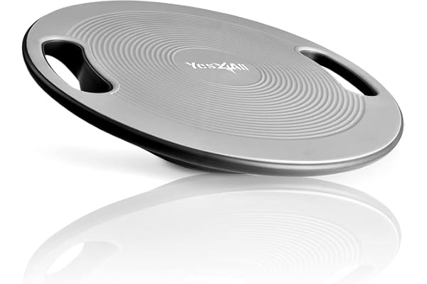 Yes4All balansbräda inkl. vingbräda, sport med handtag och halkfri yta; vingbräda, balansbräda Ø 40 cm – Ø 41 cm, färgglad fö