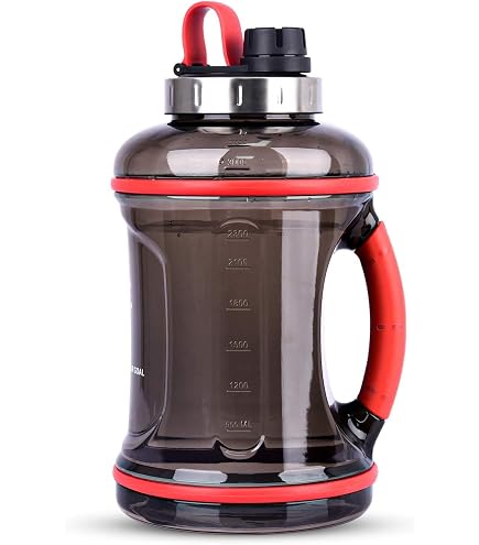 NAVIVVA SPLENDID Borraccia grande da 2 l con copertura isolante in