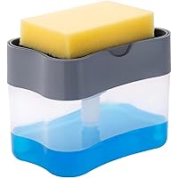 ZooY Smarty 2 in 1 Soap Dispenser for Dishwasher Liquid Holder , Liquid Dispenser Through Pump ( Multi-Color , 400 ML…