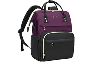 LOVEVOOK Sac a Dos Femme, Sac a Dos Feminin pour Ordinateur 15,6/17 Pouces, Sac Ados PC Portable pour Collège Affaire Travail Voyage, Sac à Dos