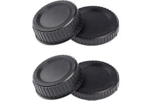 FANZR Camera Body Cap & Rear Lens Cover for Nikon D90 D7000 D850 D810 D780 D750 D5600 D5500 D5300 D3500 D3400 D3300 kit AF/AF-S/AF-P Lens.(2 Pack)