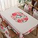 Produktbild H&S Pastorale Ikea Baumwolle Bettwäsche Tischdecke Stoff amerikanischen Kaffee Tabelle Tabelle Tuch Tuch verdickte rechteckige runde Tisch Bugaboo - D 140 x 180 cm (55 x 71 Zoll)