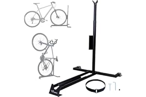 CCLIFE Fahrradständer Boden von Mountainbike und Rennrad Freistehend Vertikaler und Horizontaler Fahrradhalterung Hochkant Hö