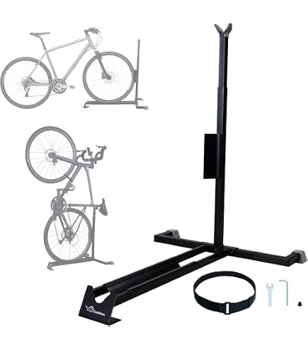 Support Vélo Joparri 3 En 1 Réglable - Pour Roues 20-27,5 Pouces - Horizontal Et Vertical - Acier